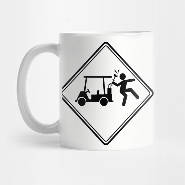 Golf Cart Accident (Black) by ZPDesign